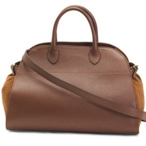 Anna PAOLA Italian Leather And Suede Elegant  Handbag NWOT